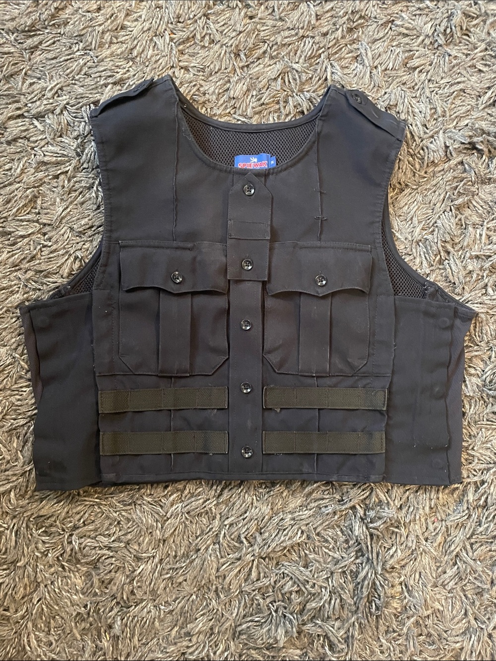 Spiewak men Tactical Style Vest - Black size 36